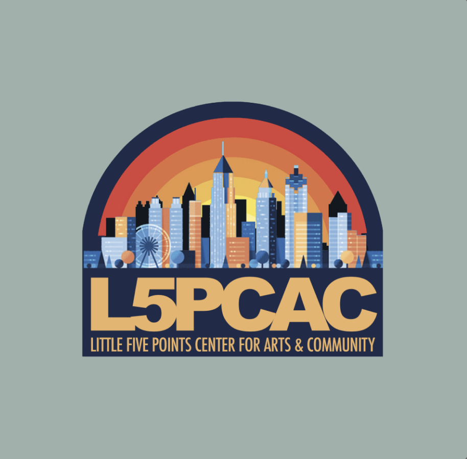 View of the updated logo for the Little Five Points Center