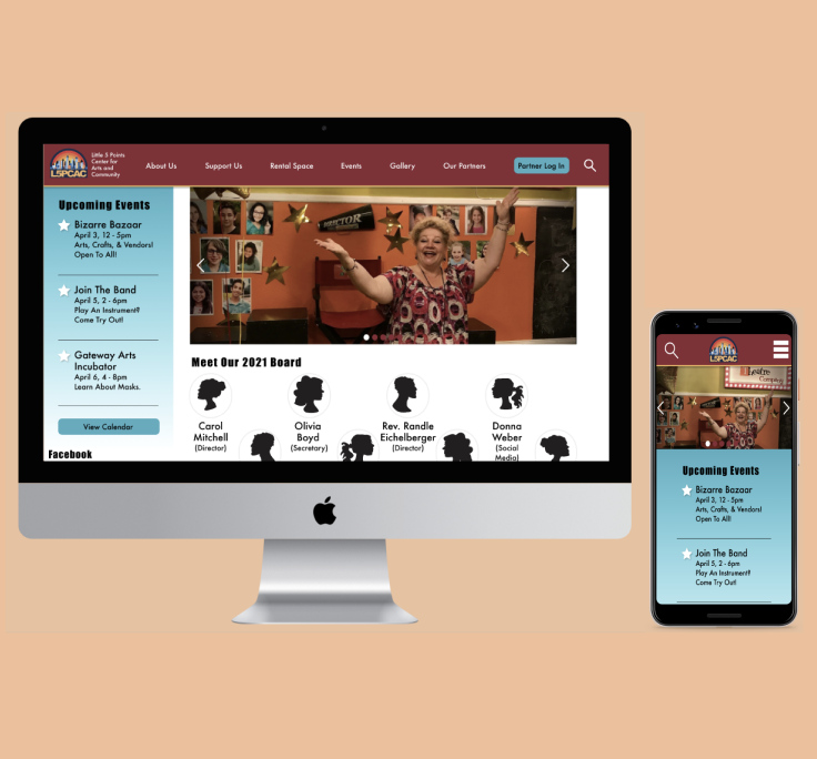 Image of the Little Five Points Community Center Website Redesign