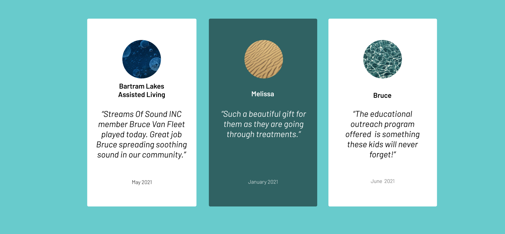 Second three reviews